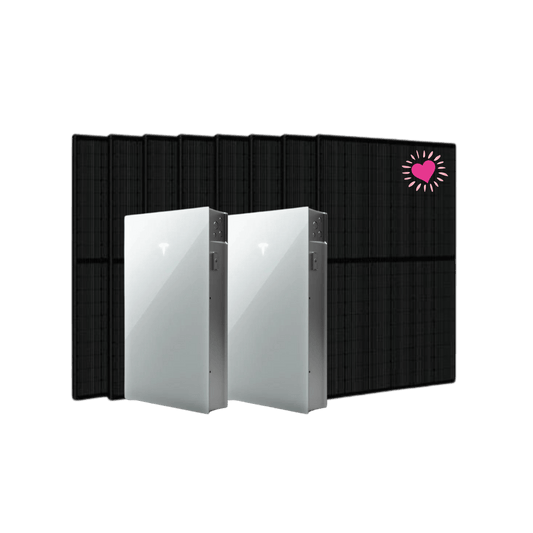 MyPwr2X 10.0 kW Solar Energy System + 2 Tesla Powerwall 3 (27.0kWh) Battery Home Backup. *Net Cost after Incentives. Lifetime Savings $80,000 or More! - Sunlove Solar